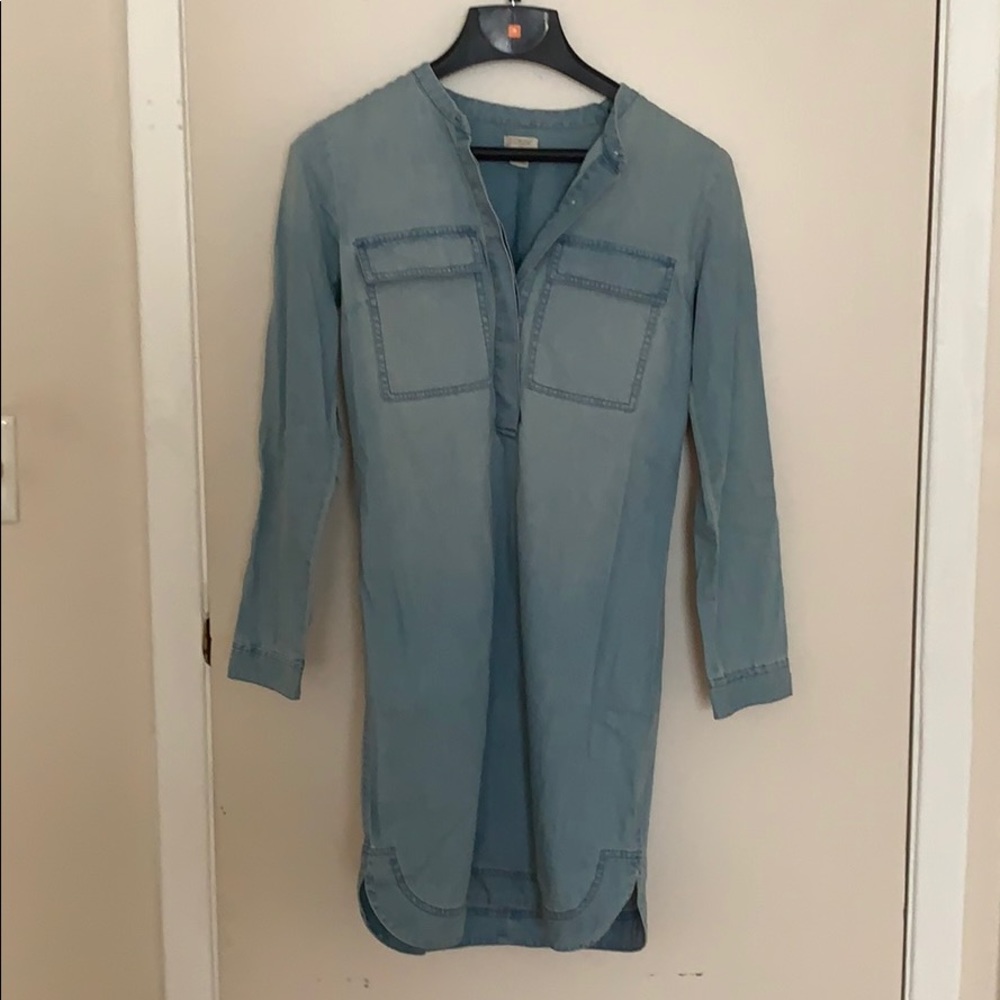 Jcrew denim shirt dress size XXS
